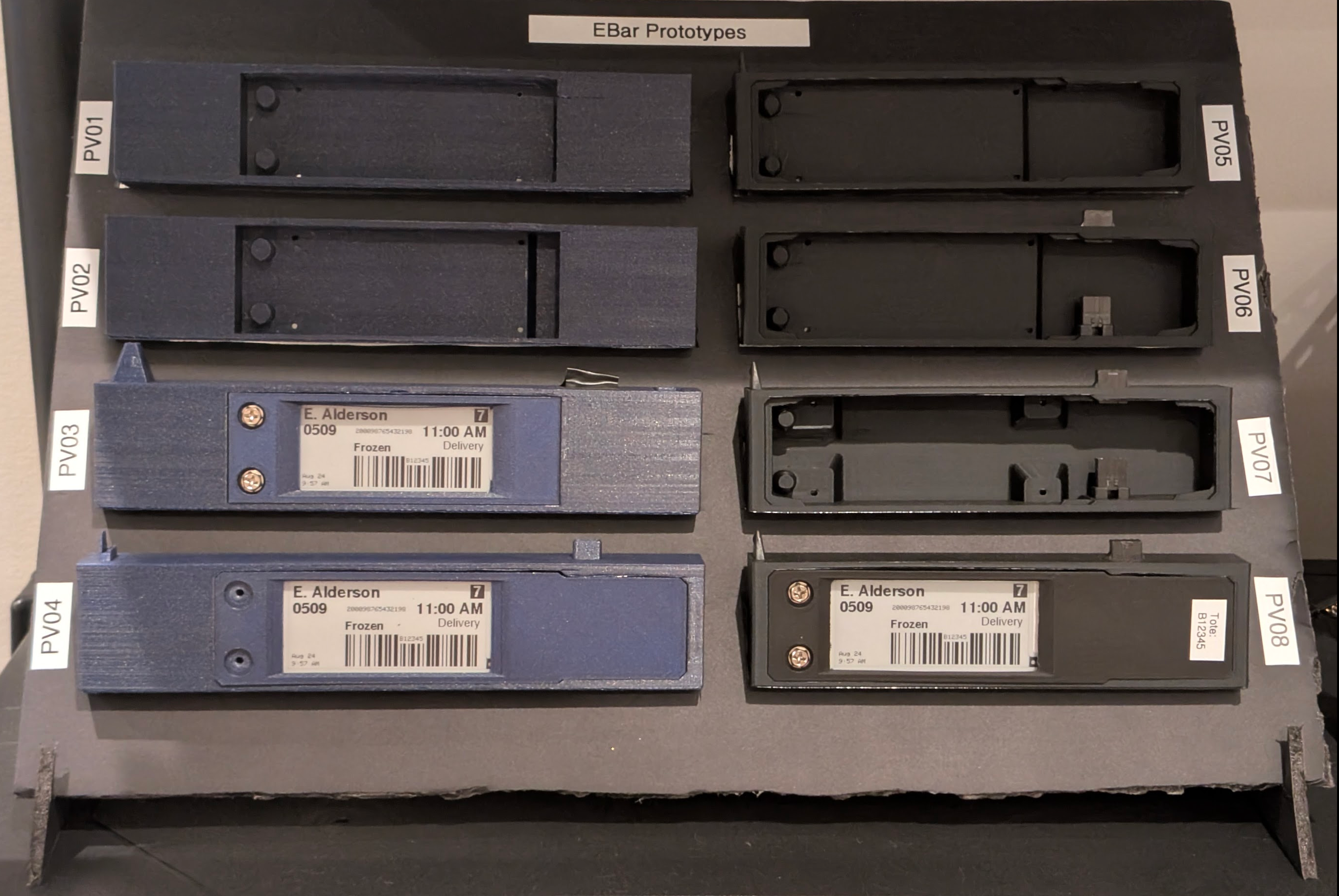 Image Of EBar Prototype Iterations