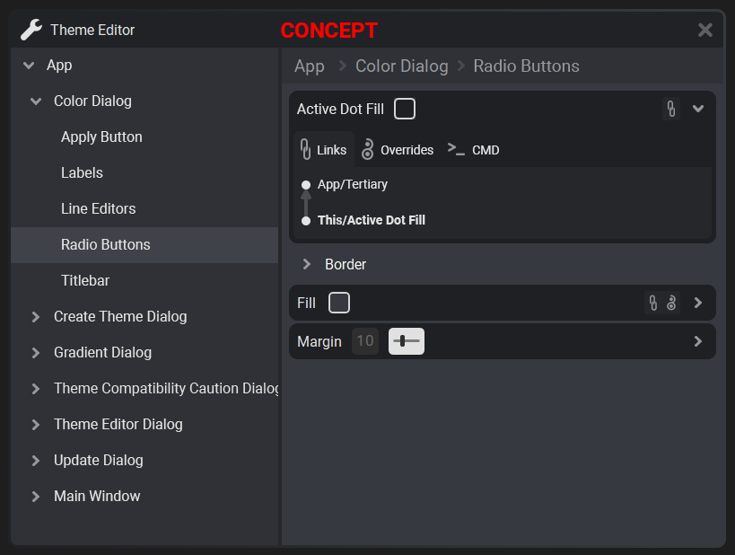 Old Theme Editor Dialog Concept Image